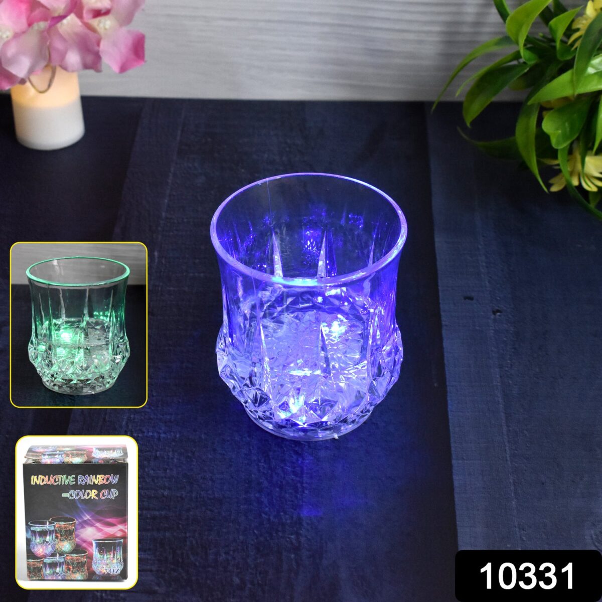 LED Light-up Cup Water Inductive Rainbow Color Changing LED (1 Pc) - Image 3