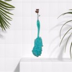 Loofah Back Scrubber for Shower, Long Handle Bath Sponge Shower Brush, Soft Nylon Mesh Back Cleaner Washer, Body Bath Brush for Women and Men, Bathroom Shower Accessories (45 Cm) - Image 5