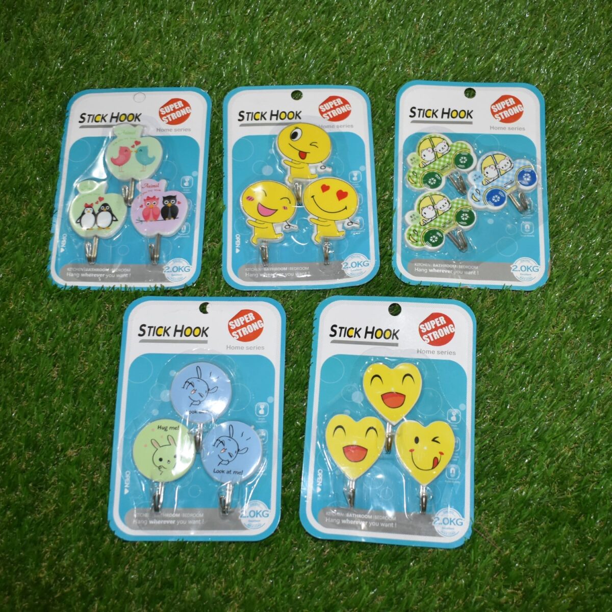Plastic Self-Adhesive Kitchen 3Pc Hooks - Image 7