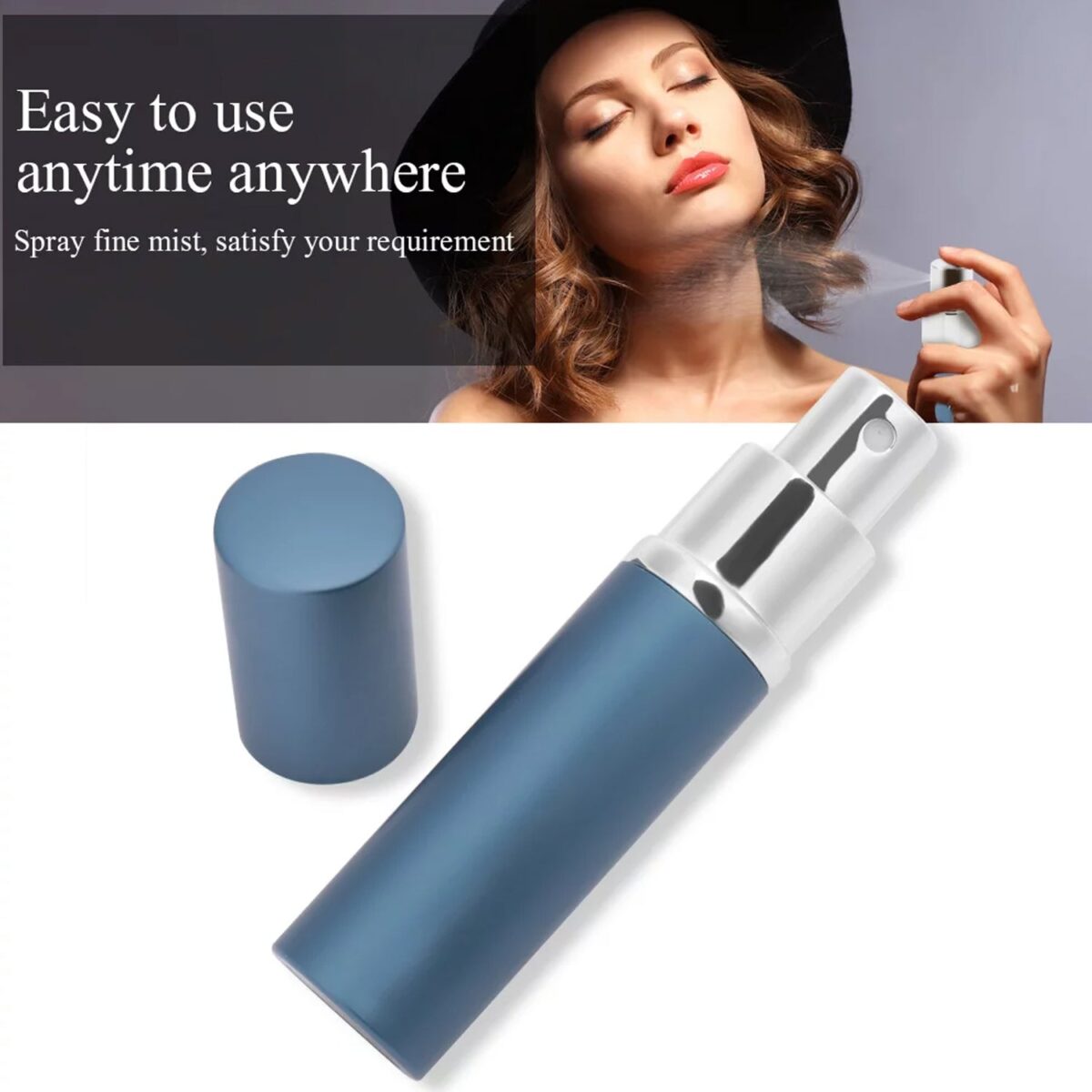 Refillable Fine Mist Spray Bottle for Perfume, Sanitizer, Travel Beauty & Makeup - 1 Pc - Image 3