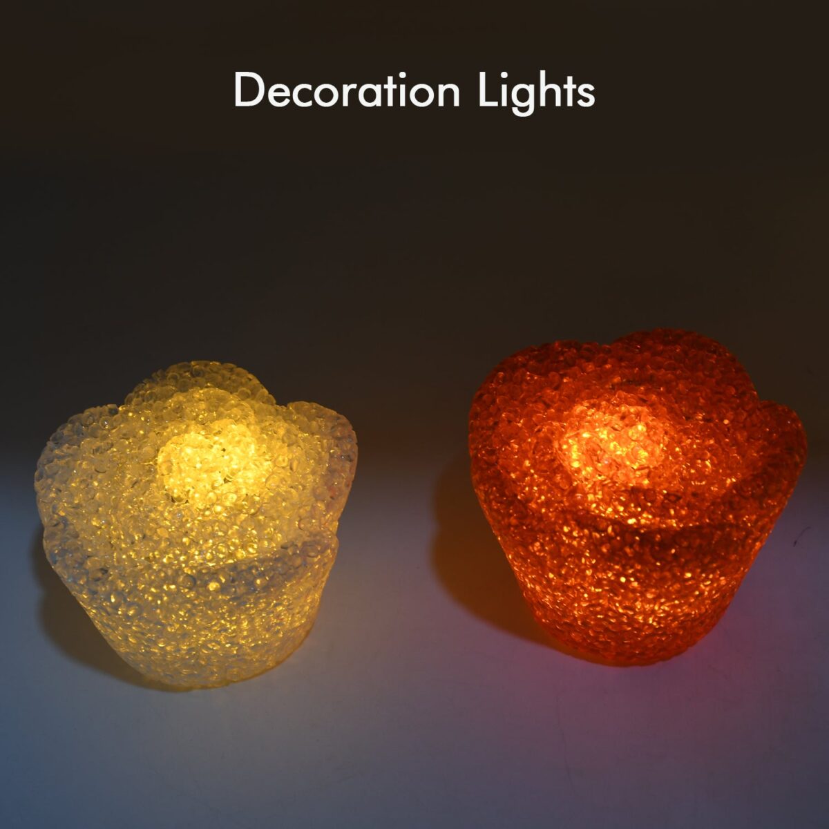 MULTI SHAPE SMALL LIGHT LAMPS LED SHAPE CRYSTAL NIGHT LIGHT LAMP (6 PC SET) - Image 4