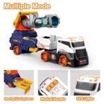 Large Truck Toys Include 2 Racing Cars+4 Ball, with Light & Sounds (Battery Not Included) - Image 4