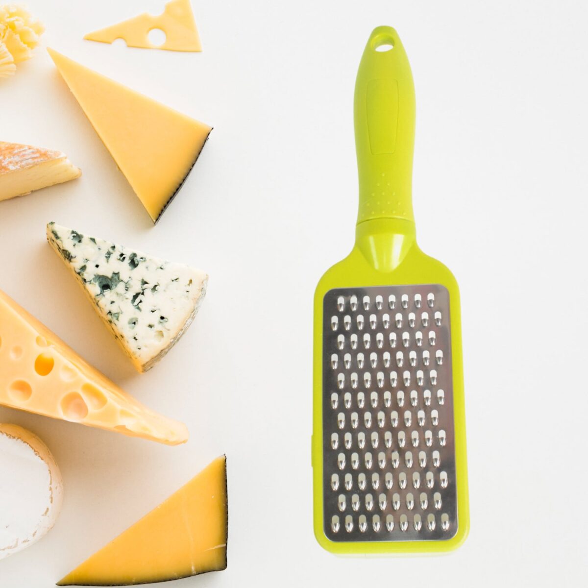 Stainless Steel Vegetables & Fruits Shredder for Kitchen Cheese Grater (1 Pc) - Image 4