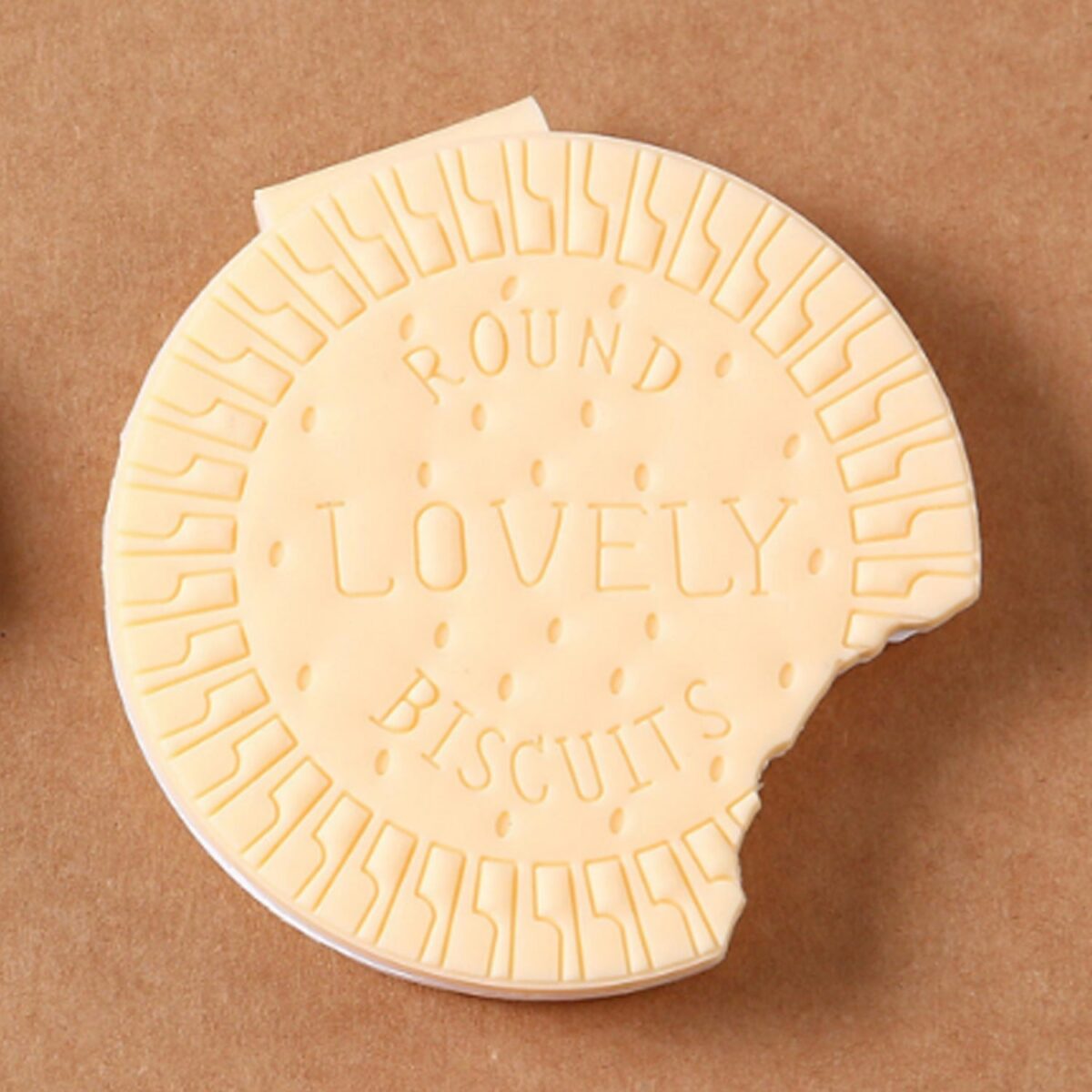 Round Biscuit-Scented Notebook â€“ Fun Writing Copybook (1 Pc) - Image 1