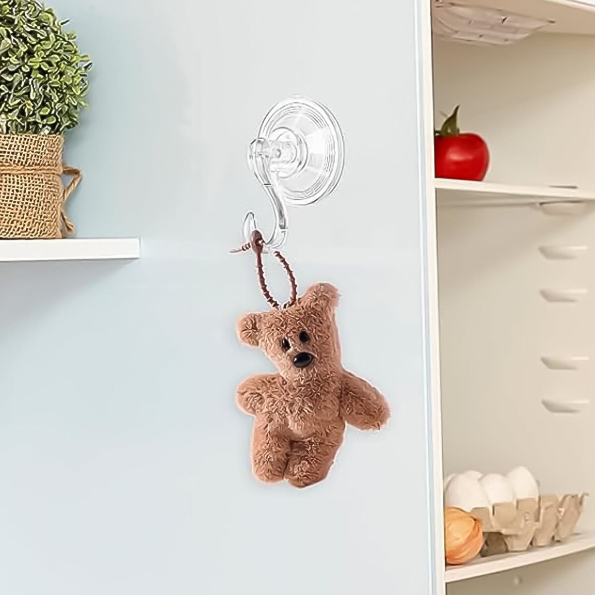 Plastic Suction Cup Hooks (4 Pcs Set) - Image 6