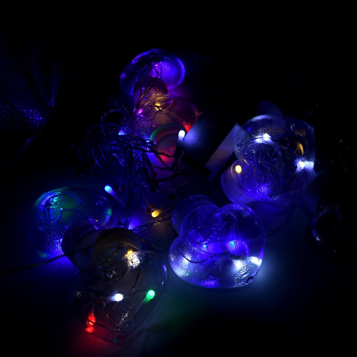 8 Feet 12 Wish Heart Ball String LED Lights With Color Box for Home Decoration, Diwali & Wedding LED Christmas Light Indoor and Outdoor Light ,Festival Decoration (Wishing Ball Multicolor) - Image 5