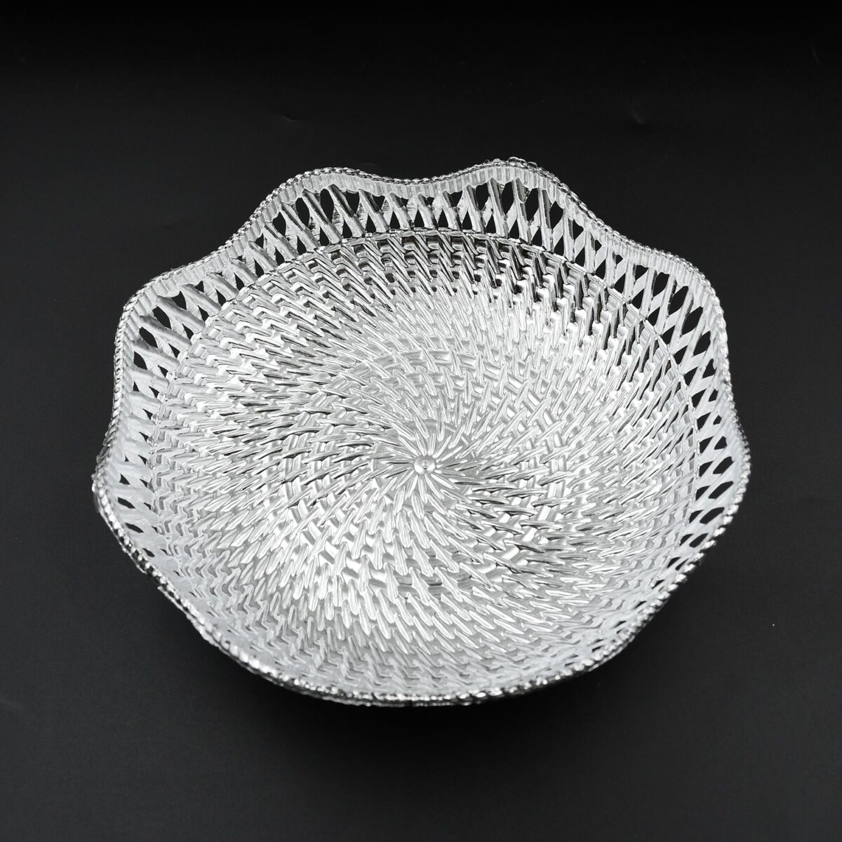 Round Traditional Multipurpose Mukhwas Serving Tray Ã¢â‚¬â€œ Decorative Platters (1 Pc) - Image 5