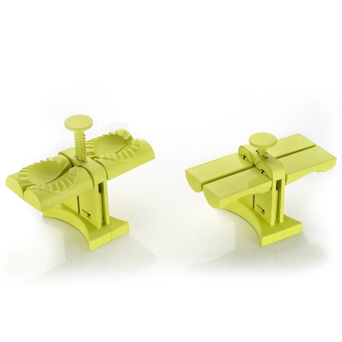 Double-Head Dumpling Maker Mold Ã¢â‚¬â€œ Press Two Dumplings at Once (Brown Box) - Image 3