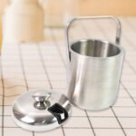 Stainless Steel Ice Buckets with Lid (1.3 Liters Approx) - Image 6