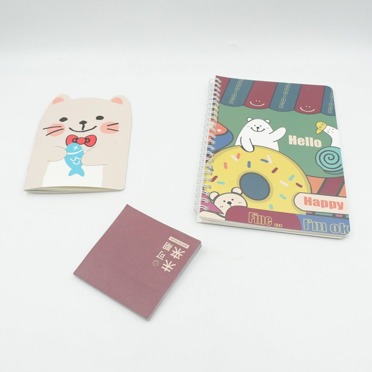Cartoon Stationery Box  Cartoon Design School Box Book , diary , Pen , Eraser, Sharpner , Sticker & Pen Refill Student Gift School box  (1 box) - Image 3