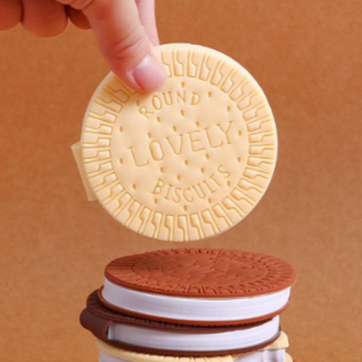 Round Chocolate Scented Notebook â€“ Writing Practice & Early Learning Book (80 Pages) - Image 1