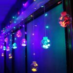 12  Wish Balls Window Curtain String Lights with 8 Flashing Modes Decoration for Home Decoration, Diwali & Wedding LED Christmas Light Indoor and Outdoor Light ,Festival Decoration (Plastic, Multi Color) - Image 6
