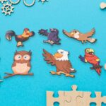 Wooden Bird Puzzle Learning Educational Board (1 Set / 28Ã—20 Cm) - Image 4
