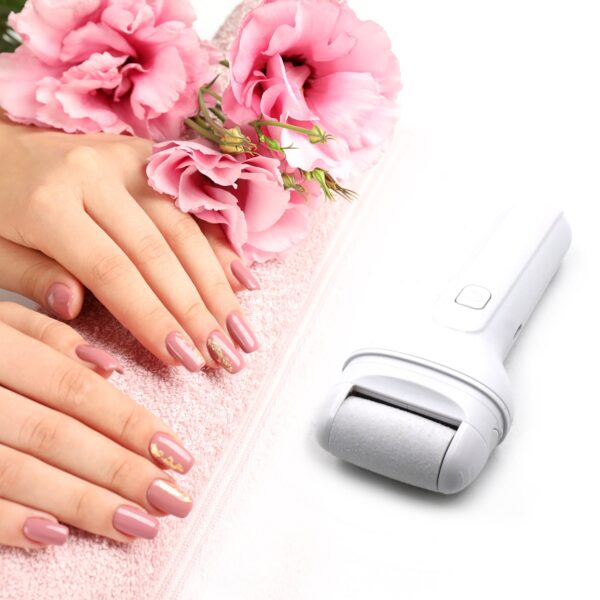 Portable Electric Foot File â€“ Rechargeable Callus Remover & Pedicure Tool for Smooth Feet