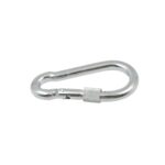 Snap Hook With Screw-Stainless Steel Snap Hook Clip Heavy Duty, Carabiner Clip (10Ã—100 MM / 1 Pc)