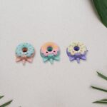 Tree Small Sized Cartoon Themed Non-Toxic Donut Erasers, School Stationery | for Kids - Boys & Girls | Birthday Gift |Return Gift (3pc Set) - Image 3