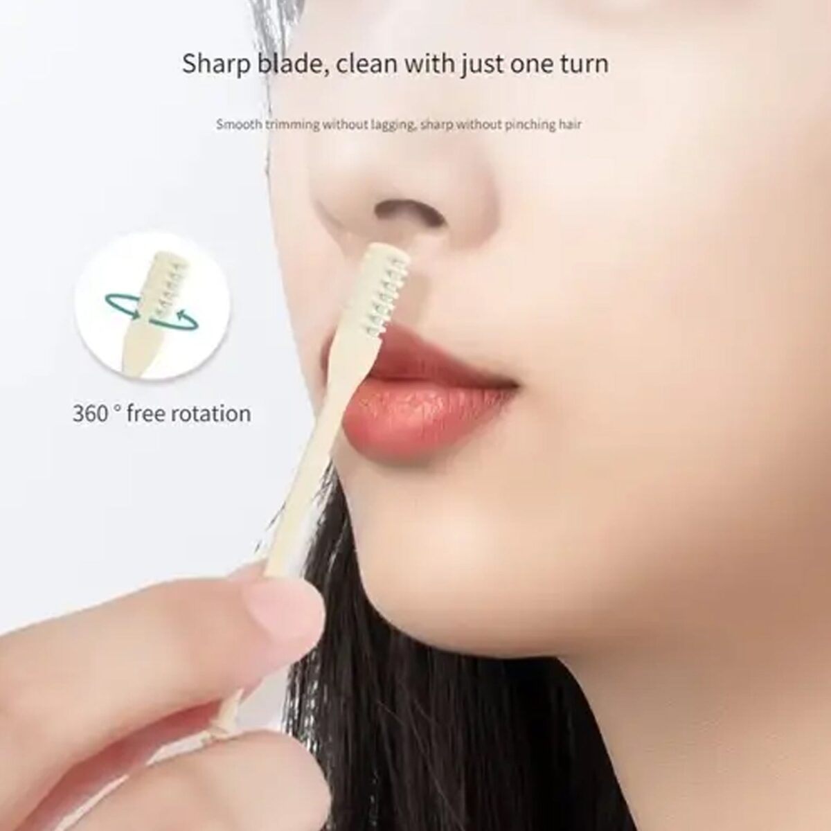 Nose Hair Removal Trimmer Nose Hair Remover Razor Kit Blade (3 Pcs Set) - Image 3