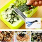 MULTIFUNCTION VEGETABLE STAINLESS STEEL HERBS SCISSOR WITH 5 BLADES - Image 6