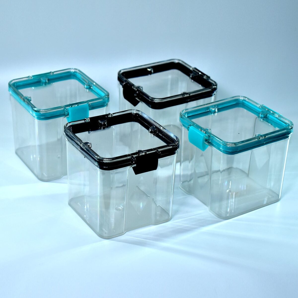 4Pc Square Container 700Ml Used For Storing Types Of Food Stuffs And Items. - Image 1