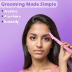 Eyebrow Painless Facial Hair Remover Razor for Face, Women and Men (3 Pack) - Image 3