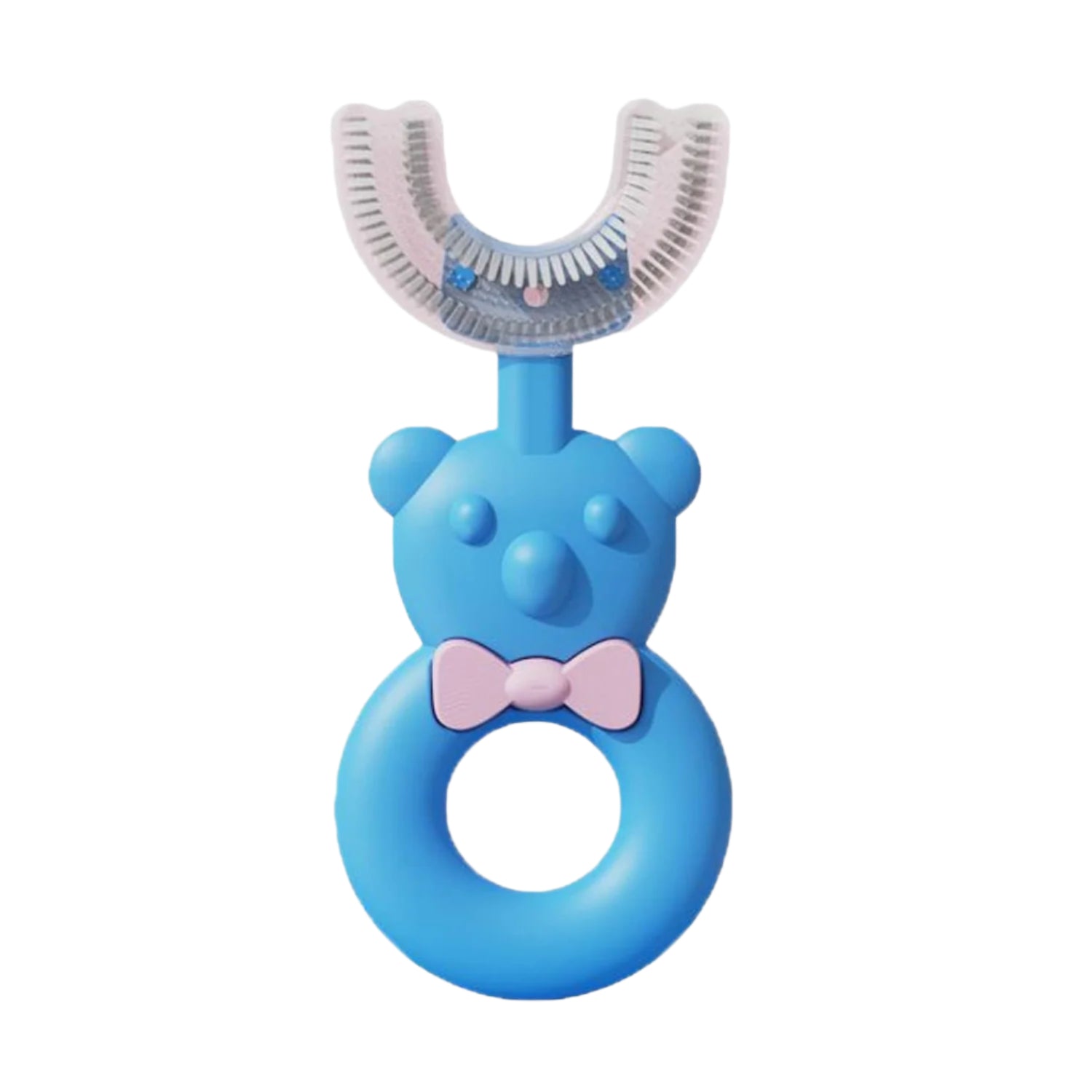 03_363ec6bd-52f7-456f-aac6-2c6167062694.jpg Baby Bear U-shaped Toothbrush Silicone Brush Head (1 Pc) - Image 1