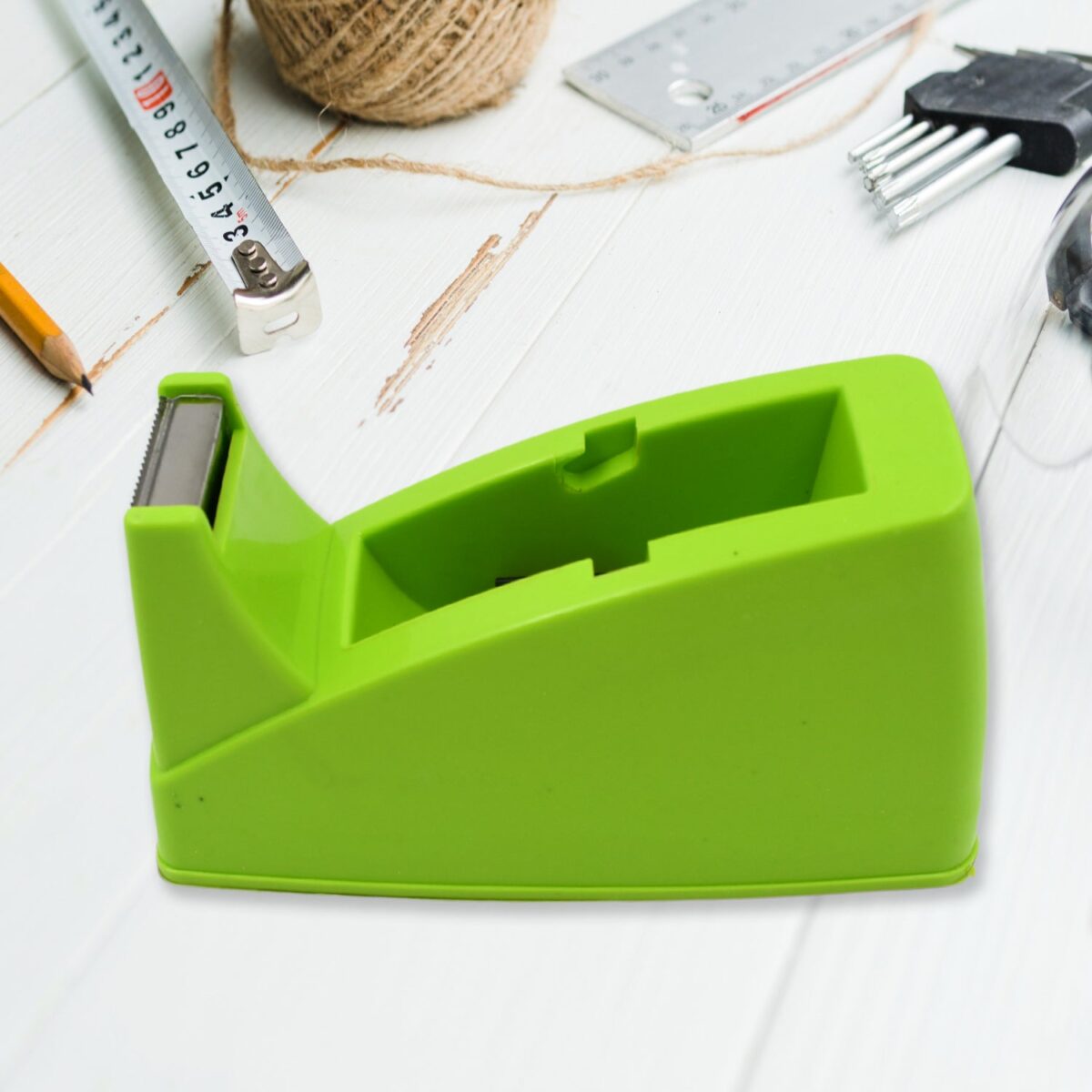 Plastic Tape Dispenser Cutter Ã¢â‚¬â€œ Heavy Duty Stationary Tape Cutter for Home, Office, School Use (1 Pc / 515 gm) - Image 5