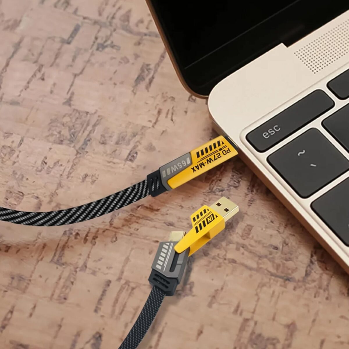 4 in 1 Charging Cable 65W Cable (1 Pc / 1 Mtr.) - Image 4