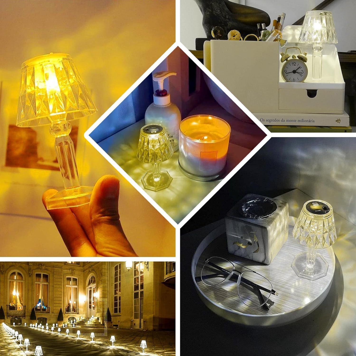 03_3d70a065-ac26-4d33-abfe-19a06406cf1f.jpg Big Acrylic LED Desk Lamps Table Lamp Portable Crystal (1 Pc / Big) - Image 6