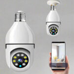 V380 Pro Fisheye 360 Degree Panoramic Wireless WiFi IP CCTV Security Camera (Pack of 1) - Image 3