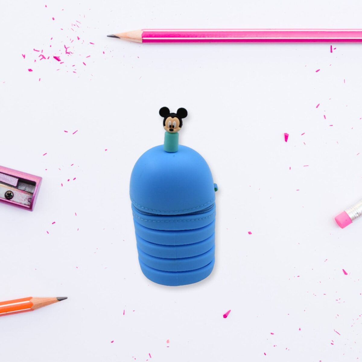 Silicone Telescopic Pencil Case â€“ Large Capacity, Zipper Closure, Perfect for School & Office - Image 5