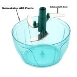 Handy Mini Plastic Vegetable Chopper Cutter, Onion Chopper Vegetables for Kitchen Accessories with 3 Blades - Image 6