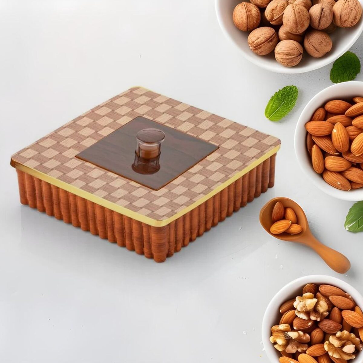 Plastic Super King Exclusive Mukhavasdani Dry Fruit boxes (1 Pc) - Image 1