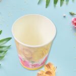 Disposable Paper Cups, Disposable Tea, Coffee Cups (24 Pcs Set / Mix Color & Design) - Image 4