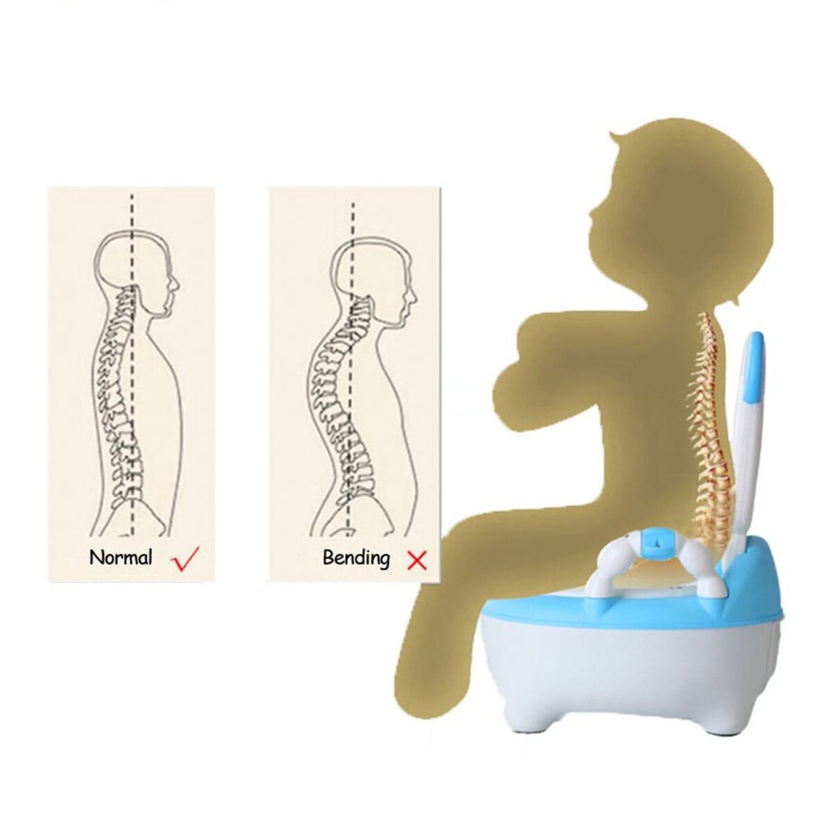 Baby Potty Toilet Baby Potty Training Seat Baby Potty Chair for Toddler Boys Girls Potty Seat for 1+ year child - Image 5