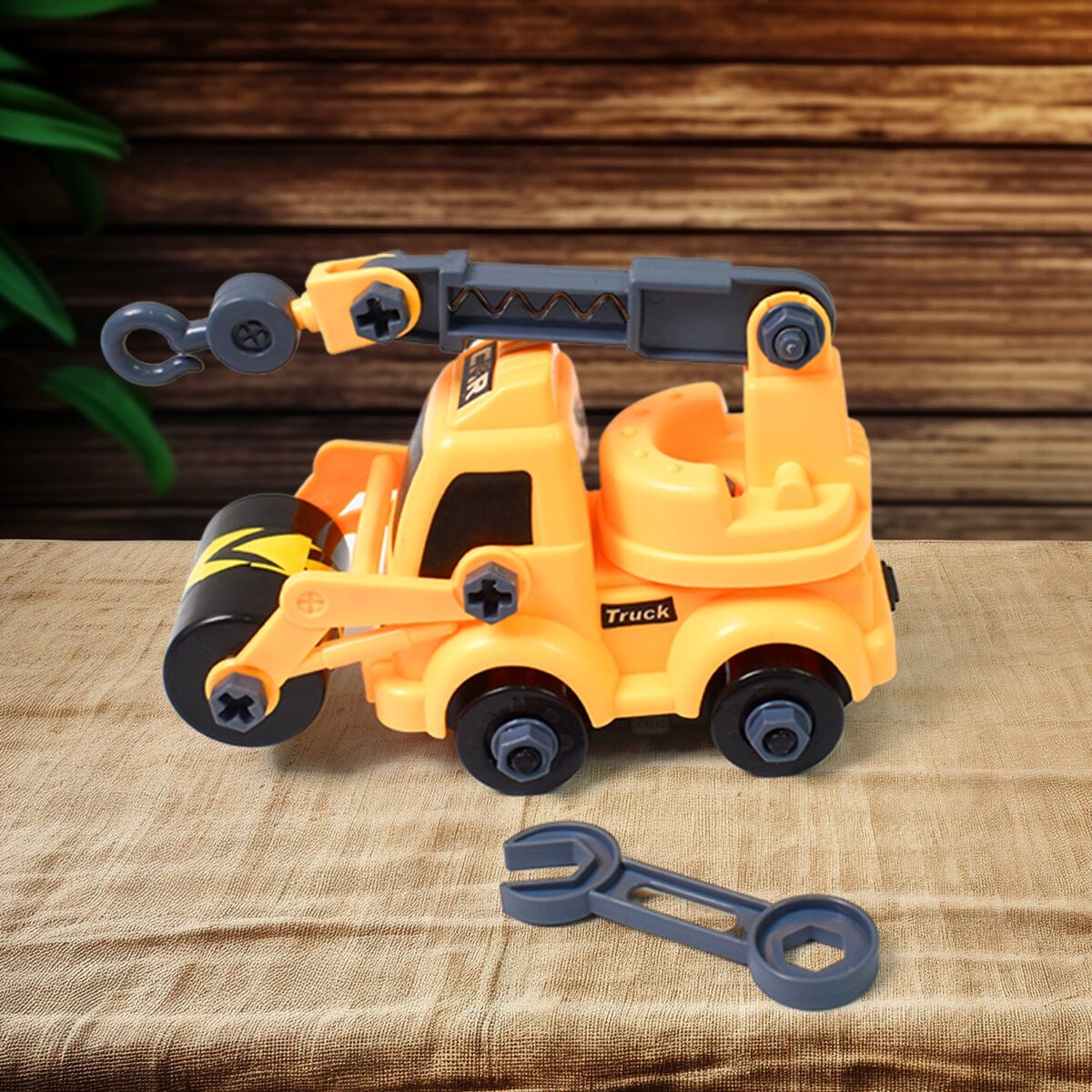 Engineering Vehicles Nut Assembly Toy Ã¢â‚¬â€œ DIY Vehicle Model Set for Kids, Simulation Car Construction Toy (2 Pc Set) - Image 5