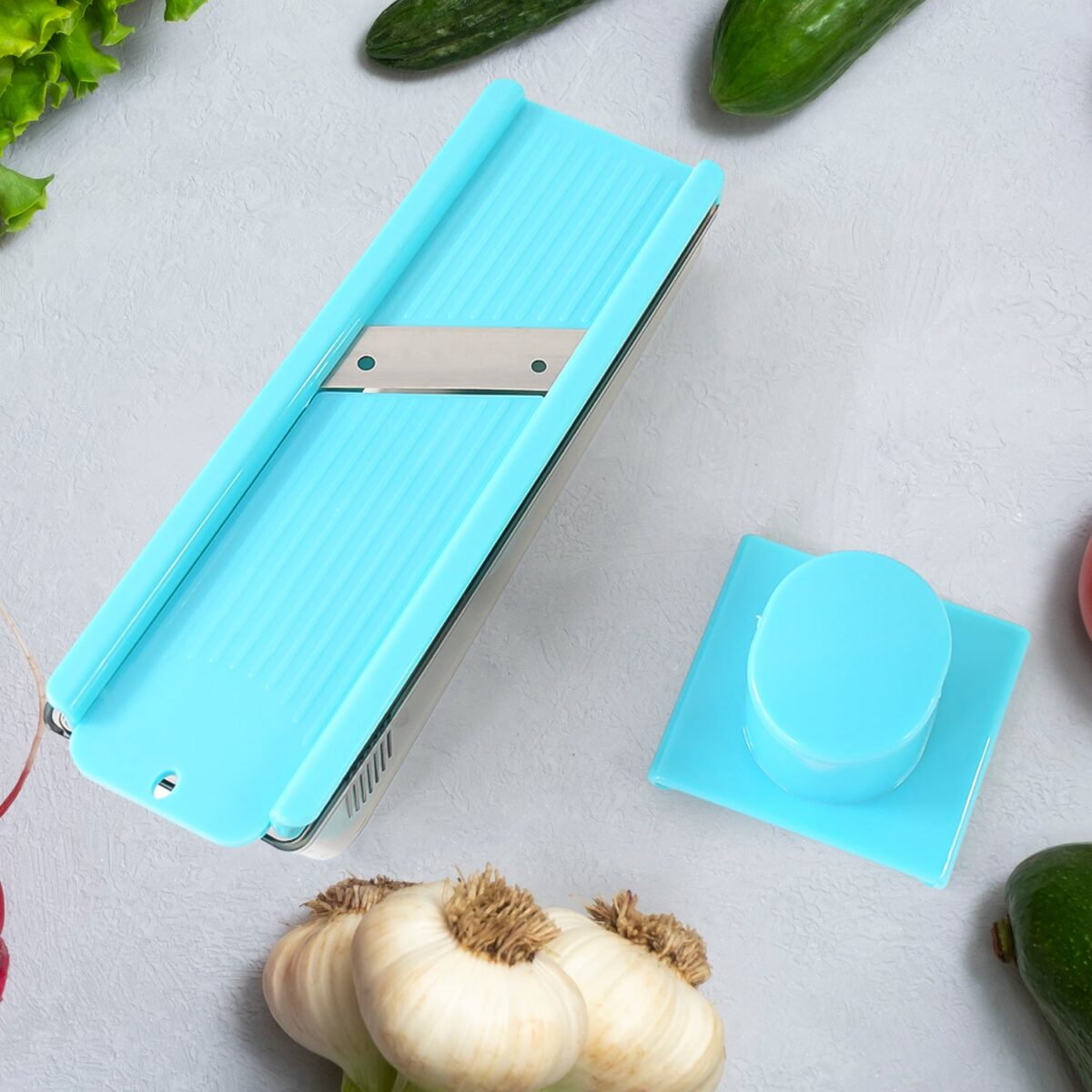 2-in-1 Multipurpose Vegetable & Dry Fruit Slicer (1 Pc) - Image 6