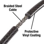 Heavy Duty Multi-Purpose Plastic combination Lock for Helmet & Multi Use - Image 3