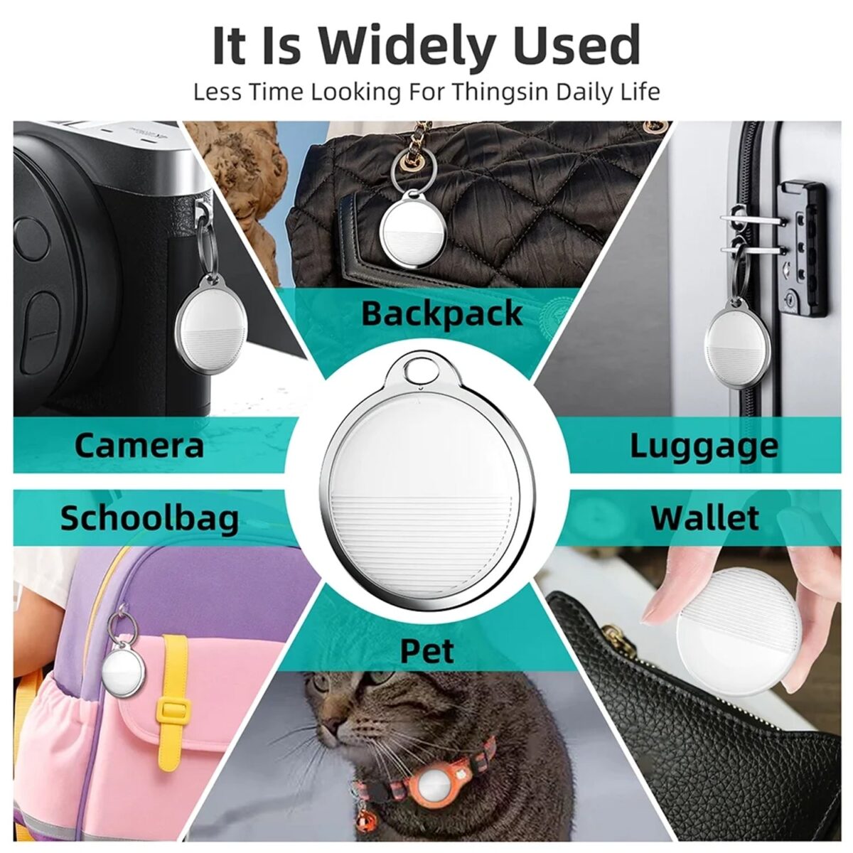 Finder Compatible with Find My App Global Tracking GPS Tracker with Sound Alarm - Image 8