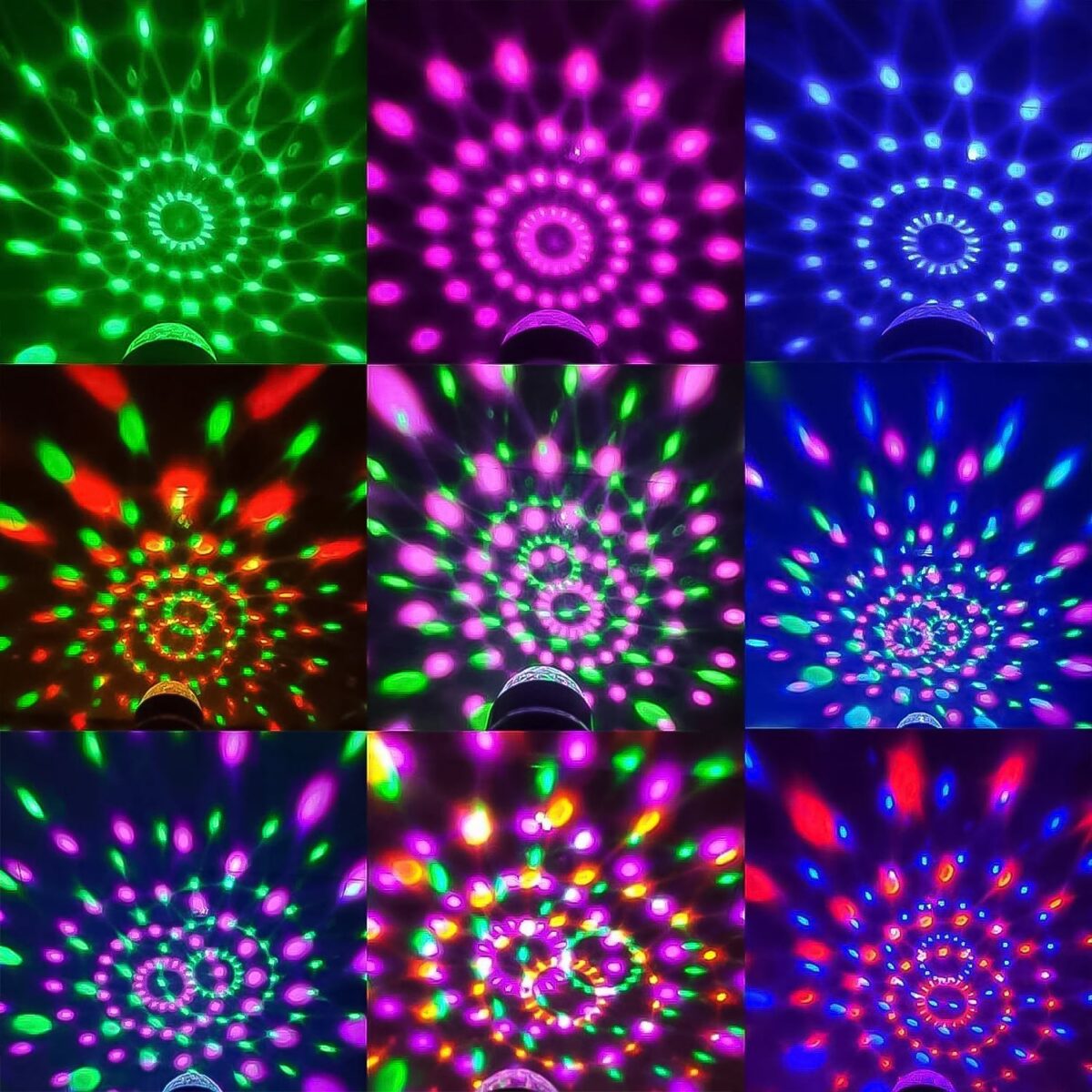 Party Lights, DJ Stage Light Disco Ball Light USB Charging Party Stage Lamp Party Light for Home Bar Car Wedding Holiday Party, Party Gift Kids Birthday - Image 4