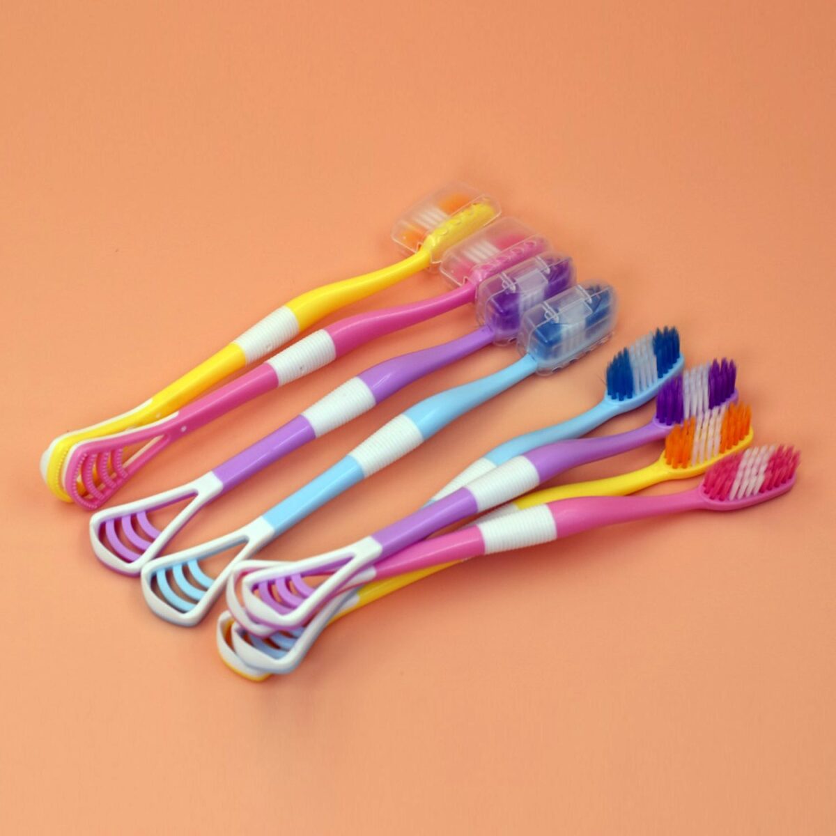 8 Pc 2-in-1 Toothbrush Case for Family Use - Image 5