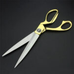 Stainless Steel Tailoring Scissor Sharp Cloth Cutting for Professionals (8.5inch) (Golden) - Image 4