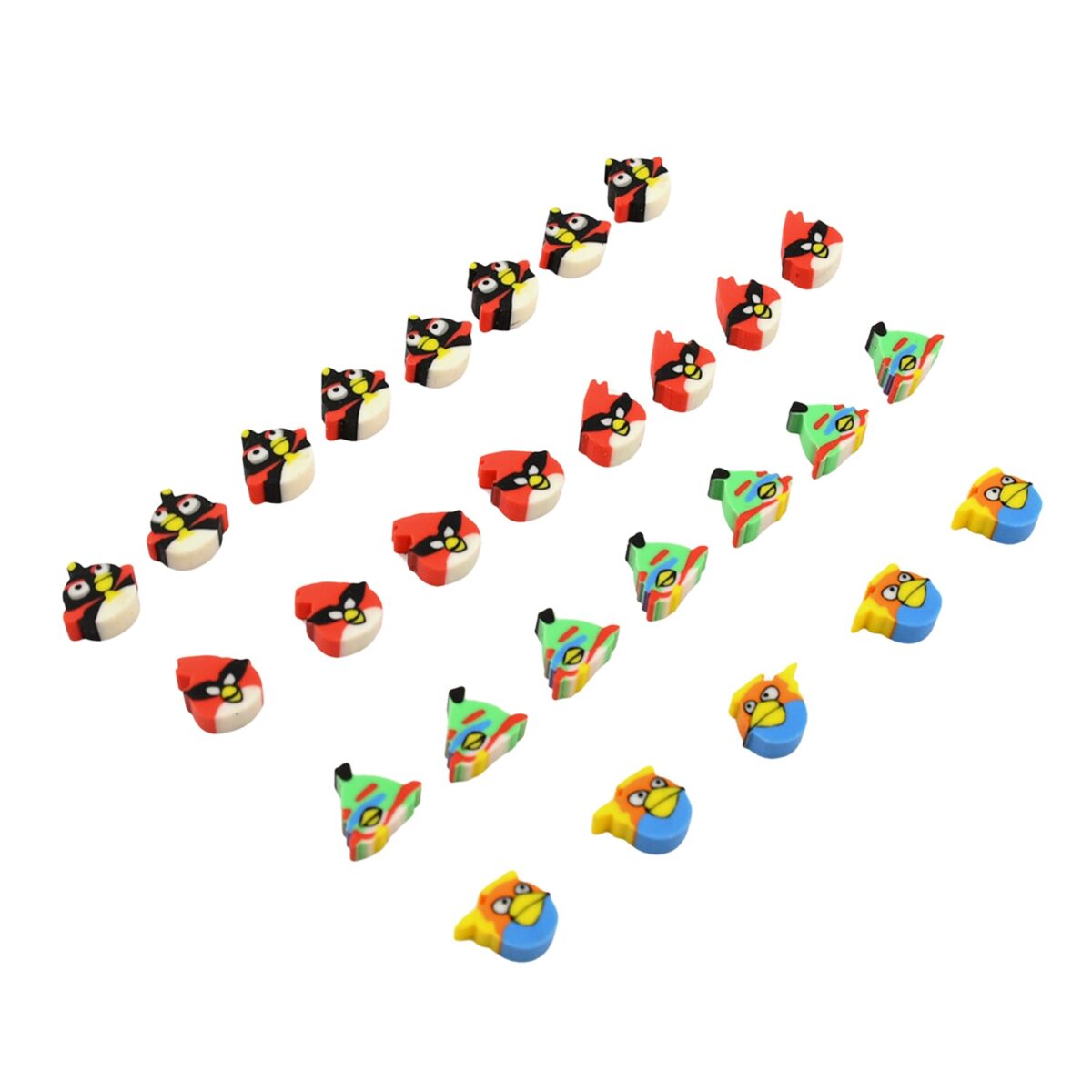 Colorful Novelty Eraser Set for Kids and Gifts (28 Pcs In 1 Packet) - Image 1