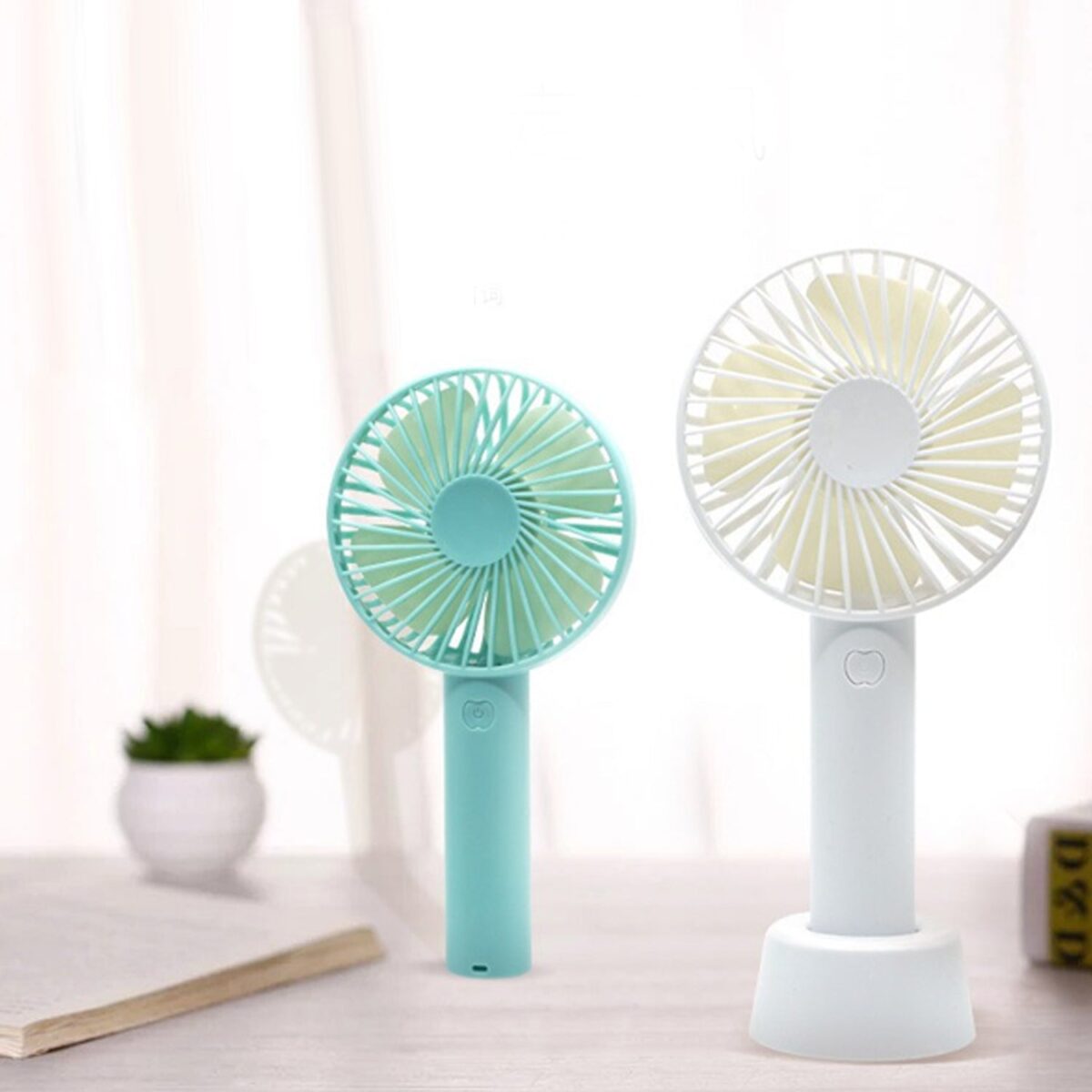 Portable Handheld Fan used in summers in all kinds of places including household and offices etc.(Battery Not Include) - Image 7