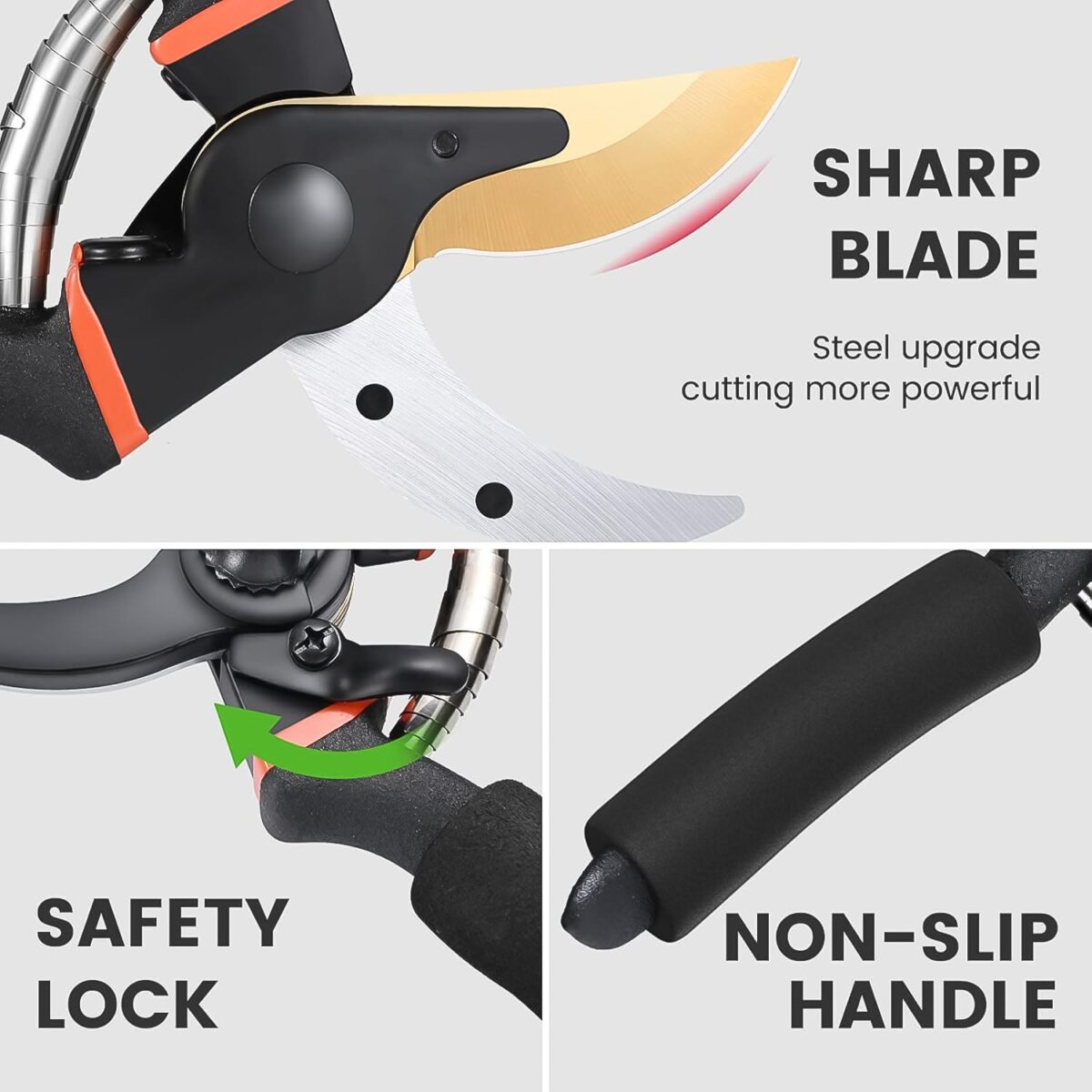 Heavy Duty Garden Pruning Shears (1 Pc) - Image 4