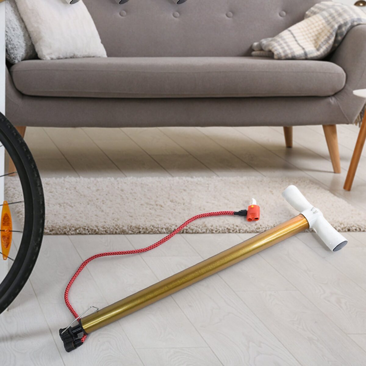 Strong Steel Air Pump (1 Pc / Mix Color) - Image 4
