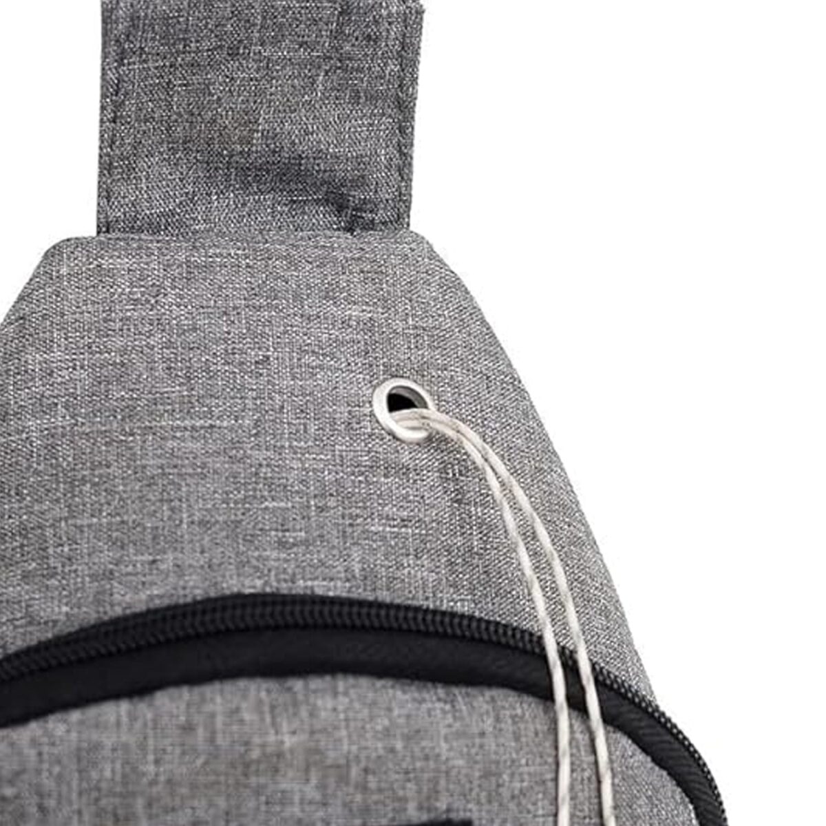 Waterproof Waist Bag, Shoulder Bags USB Charging Earphone Hook Sling Travel Bag (1 Pc / Mix Color) - Image 3