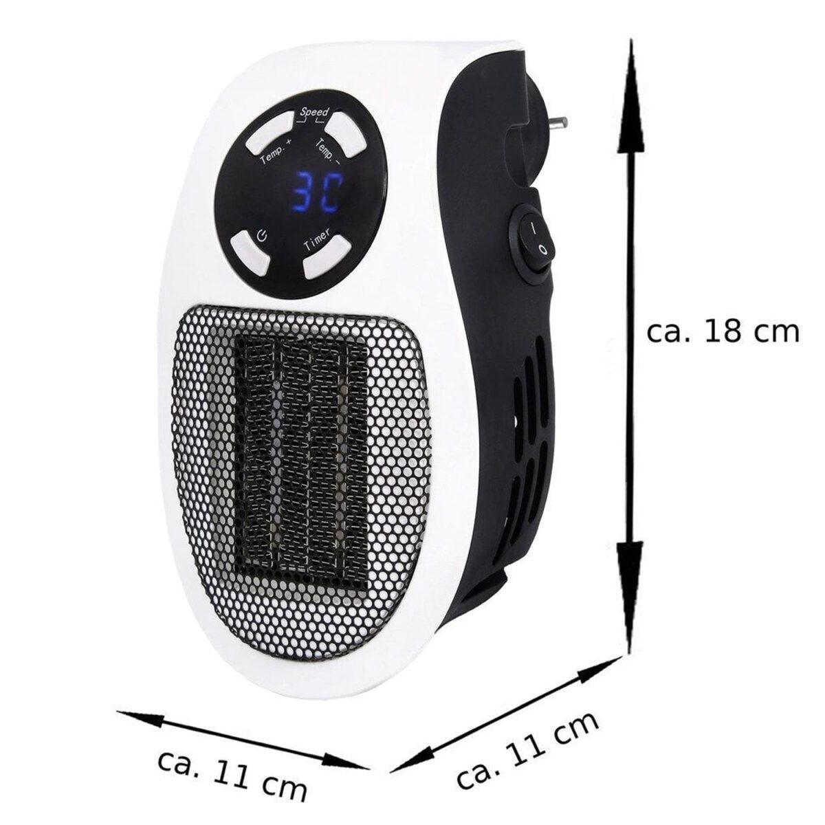 Portable Electric Heater Mini Fan Heater Desktop Household - Image 5