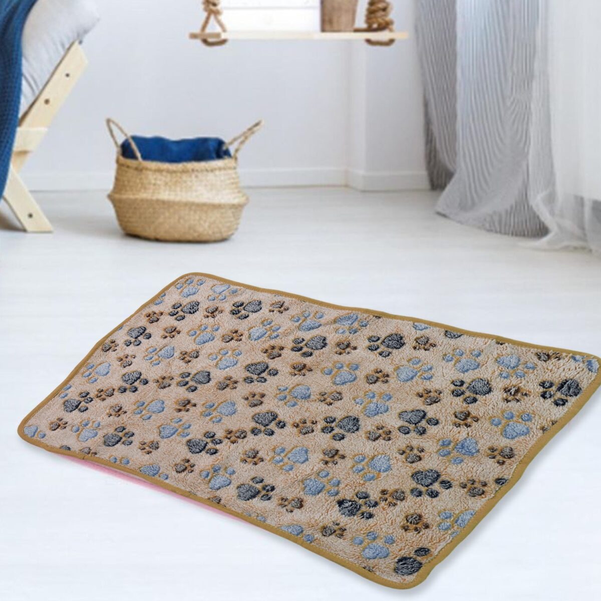 Pet Soft Cat Dog  Blanket / Towel Soft Warm Sleep Mat (60Ãƒâ€”45 Cm / 1 Pc / Mix Color & Design) - Image 3