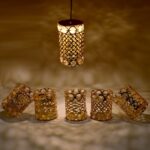 Large Dimond Layer Golden Jhoomer For Home Decoration - Image 6