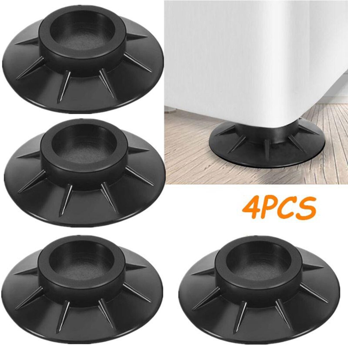 Furniture Vibration Pads - 4-Piece Set for Table & Stool Support at Home & Office - Image 3